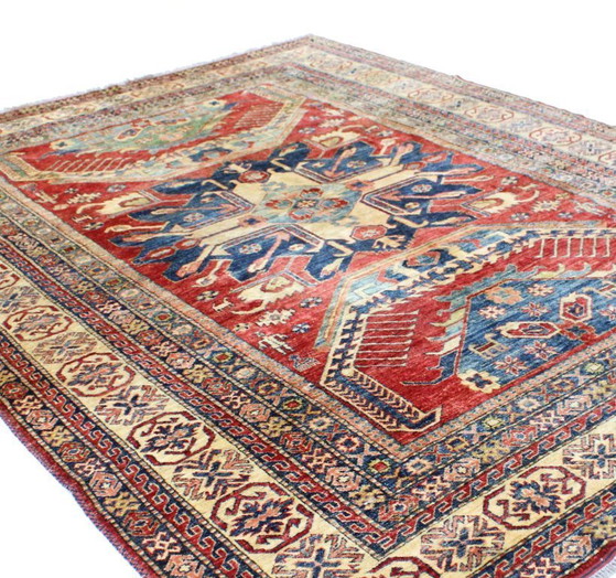 Image 1 of Original Hand-Knotted Kazak Antique Rug 346 x 252 cm