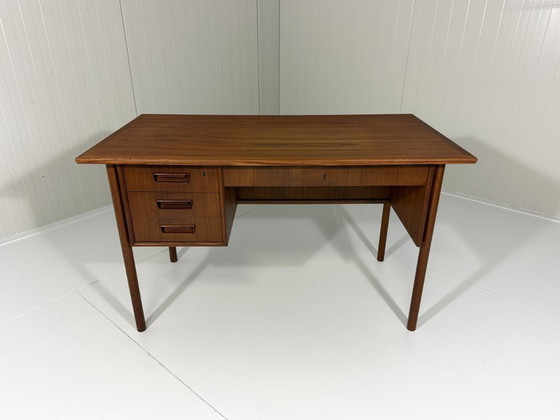 Gunnar Nielsen Teak Freestanding Desk Tibergaard Denmark – Wood (photo 3 of 15)