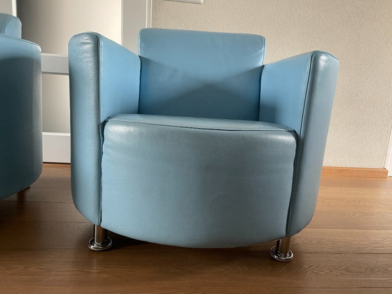 Image 1 of 2 Montel armchairs Color ice blue