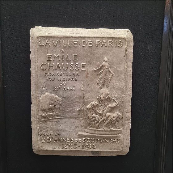 Image 1 of Antico calco in gesso francese di Laville de Paris, metà del XX secolo