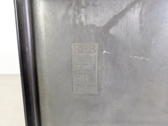 Image 1 of Mesa de centro original de mediados de siglo C&B Italia diseño de Mario Bellini en negro