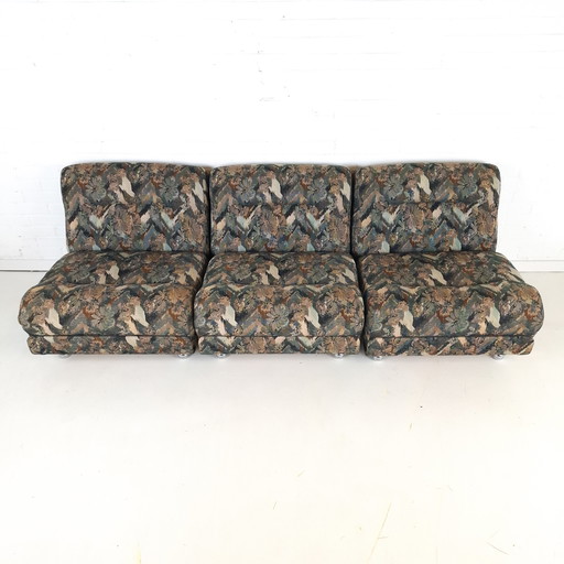 Vintage sectional sofa, 3-piece, mid-century modern design