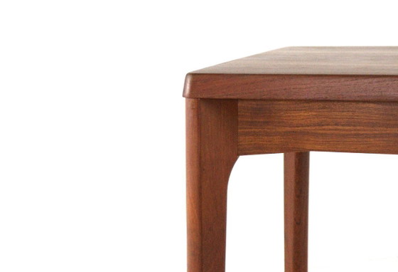 Restored Henning Kjaernulf For Vejle Extendable Dining Table Square Danish Vintage – Wood (photo 5 of 15)