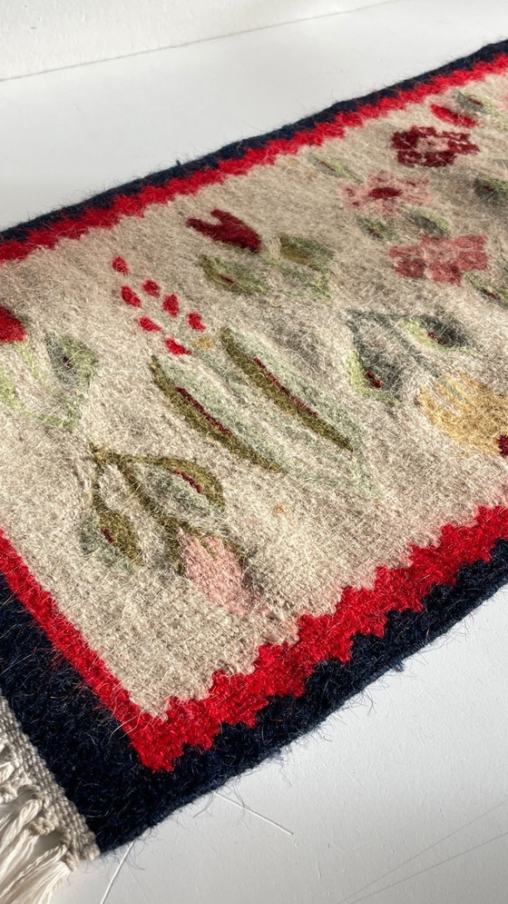 Image 1 of Rollakan Rug, Vintage Tulip Design