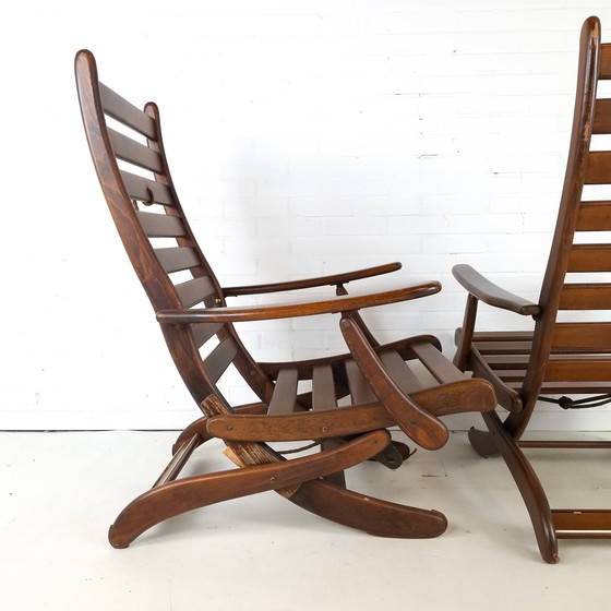 Image 1 of 2 fauteuils vintage design moderne du milieu du siècle