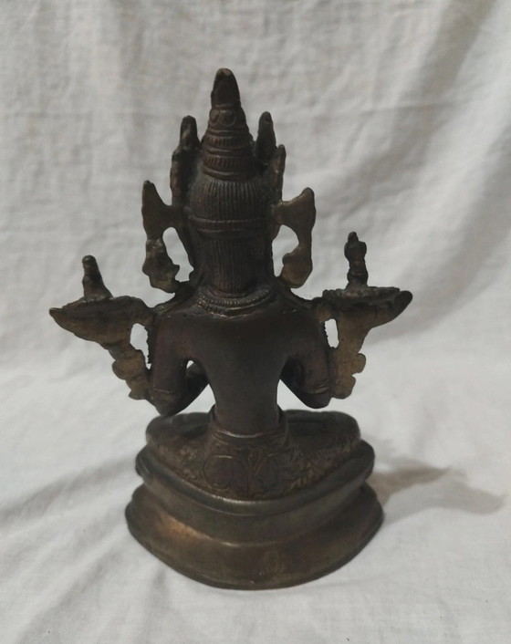 Image 1 of Divinité bouddhiste himalayenne en geste mudra