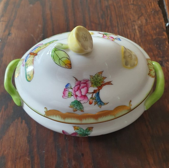 Miniterrina Herend Hungría – Reina Victoria (6017/VBO) – Herend 6017/VBO, Objetos decorativos, Porcelain (photo 6 of 16)