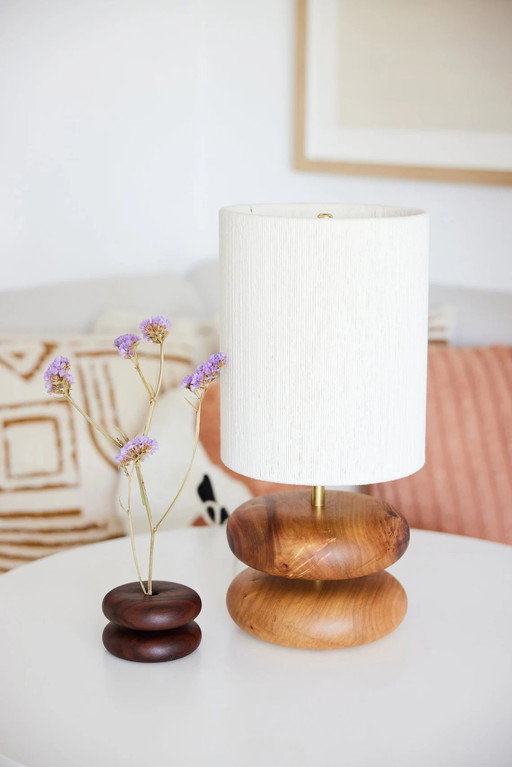 Vintage Wireless Table Lamp | Battery Operated Retro Desk Light | LED Bedside Night Lamp