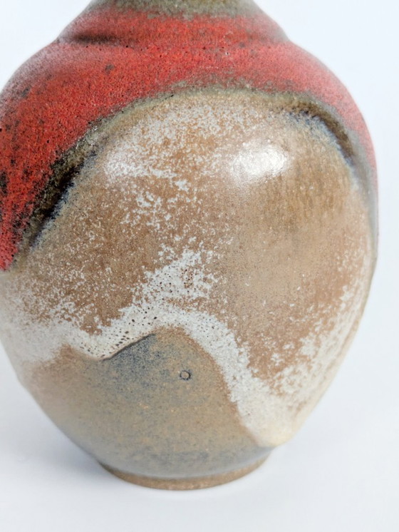 Image 1 of West German Pottery Vase by Ruscha Keramik, Model 830 Vulcano Fat Lava, 1960s