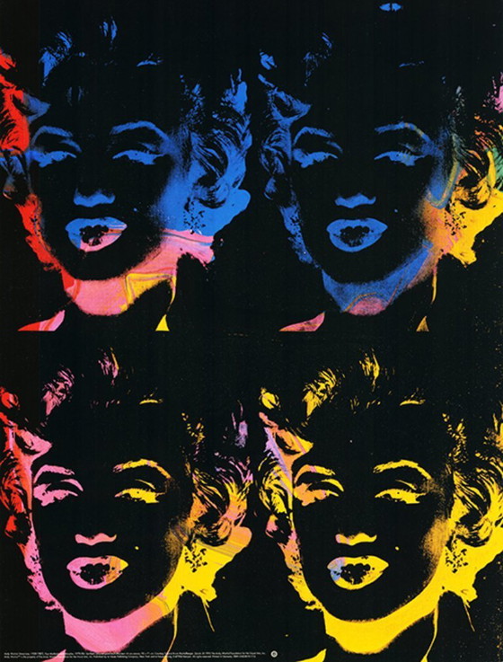 Image 1 of Andy Warhol, quattro Marilyn