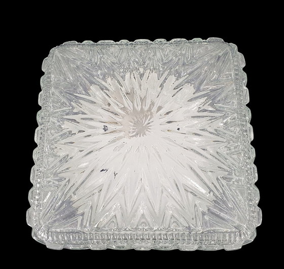 Image 1 of 2027 Vintage Glass Ceiling Light