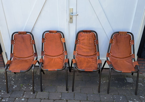 Image 1 of 4 x chairs Les Arcs del Vera, design Charlotte Perriand
