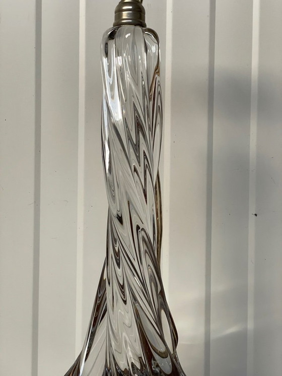 Image 1 of Vintage French Baccarat Table Lamp