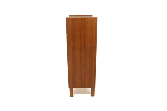Scandinavian Teak Tallboy Chest of Drawers, Denmark, 1960 (photo 4 of 5)