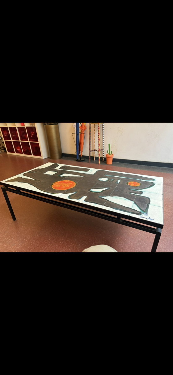 Image 1 of 50er Jahre Fliesentisch