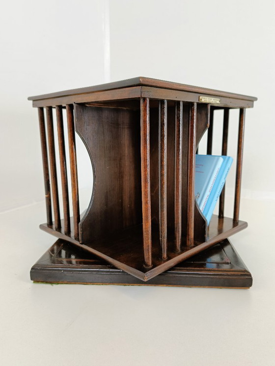 Image 1 of beautiful antique table book mill book stand