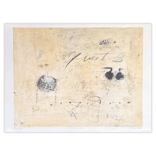Alexis GORODINE Cerezas I Litografía firmada 2007