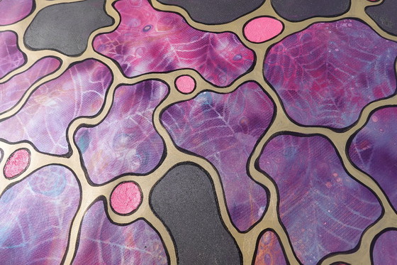 Image 1 of Kubisme A1431 - abstract schilderij XXL