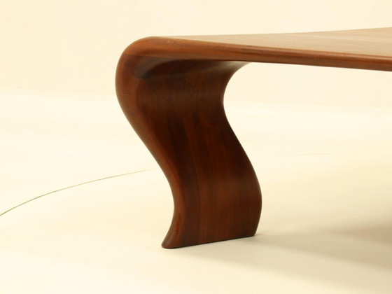 Image 1 of Organic Coffee Table in Solid Iroko by Marc Van Rampelberg