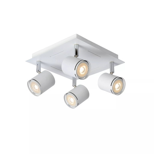 Lucide RILOU Ceiling Spotlight - Dimmable LED - GU10 - 4x5W 3000K White