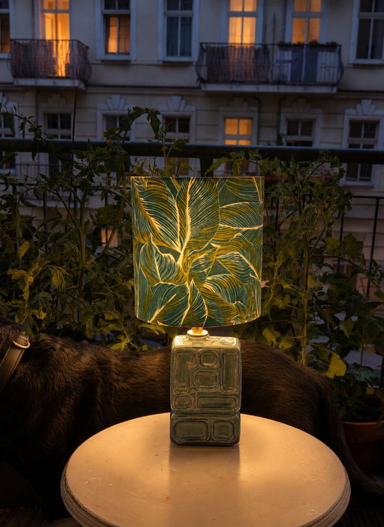 Image 1 of Oost-Duitse designlamp uit het midden van de 20e eeuw, gemaakt van een vaas door VEB Strehla.