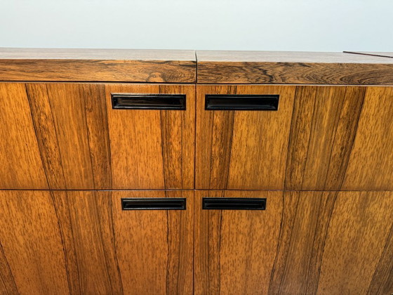 Image 1 of Mid-Century Blaupunkt Arizona Stereo Console with Integrated PE2010 Turntable and Matched Rosewood Veneer Speakers, Germany 1960