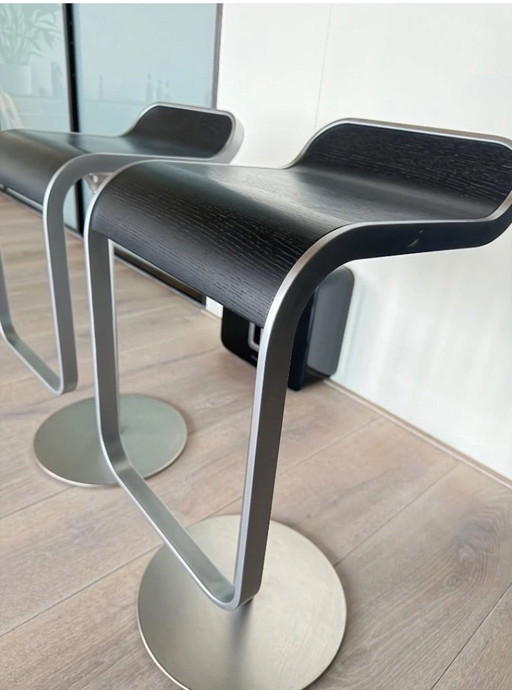 Een prachtige set originele LaPalma LEM barkrukken