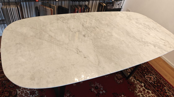 Image 1 of Carrara marble table