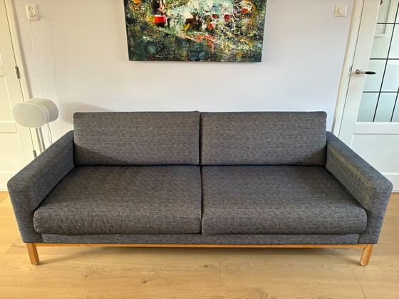 Bolia North Divano 3 Posti Blu Con Pouf – Divani 3 posti, Textile, Wood (photo 2 of 4)