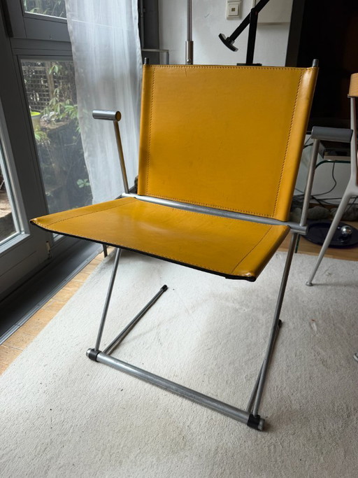 Fauteuil en cuir Matteo Grassi, un classique du design italien