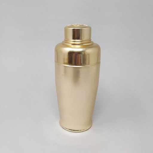 Atemberaubender Martini-Cocktailshaker aus den 1960er Jahren, hergestellt in Italien – glazen karaffen, Metal (photo 2 of 9)