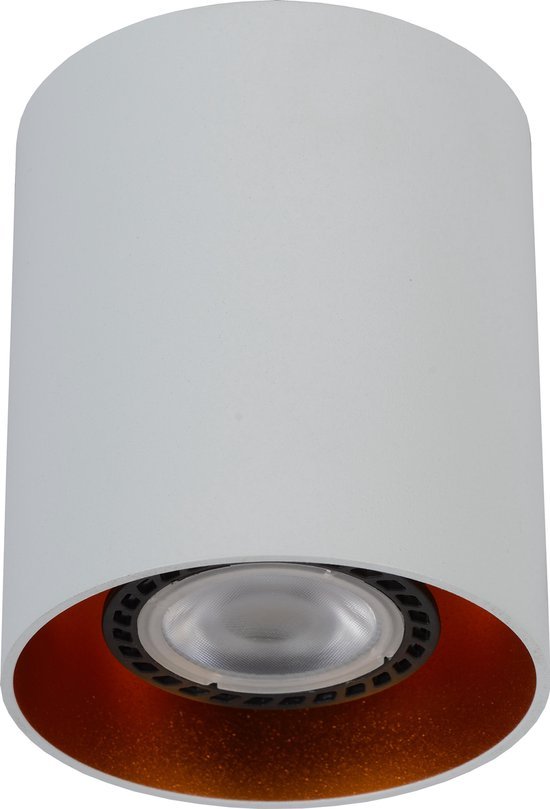 Lucide BIDO Focos - Ø 8 cm - GU10 - Blanco – Aluminio (photo 2 of 2)