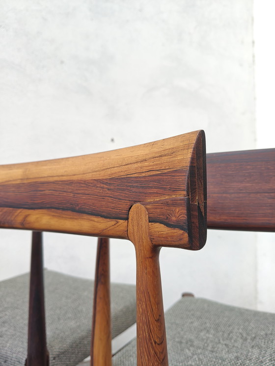 Image 1 of Sedie da pranzo in palissandro, sedie da pranzo vintage