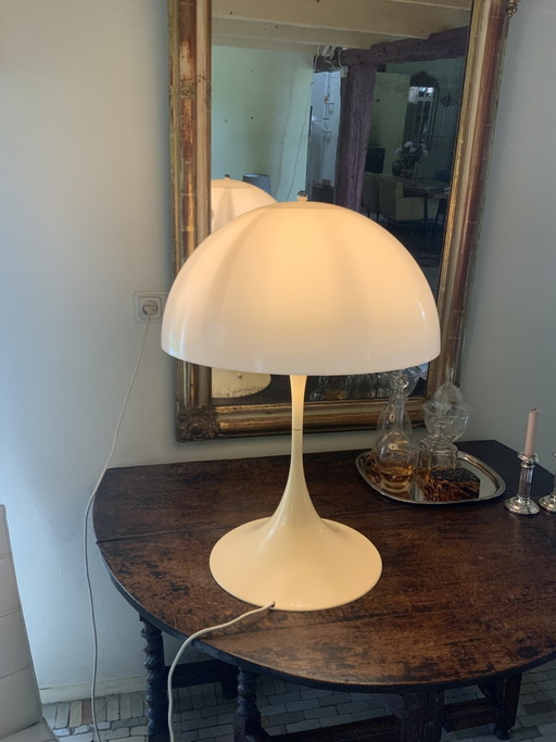 Panthella table lamp by Louis Poulson