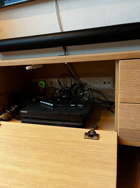 Meubles tv, Seine Wonen Slapen, Bois, Beige (photo 4 sur 6)