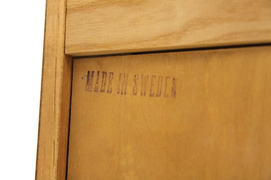 Image 1 of Miroir silhouette vintage en teck, Suède 1960