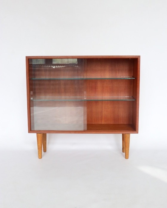 Image 1 of Libreria vintage in teak, vetrina, mobili retrò