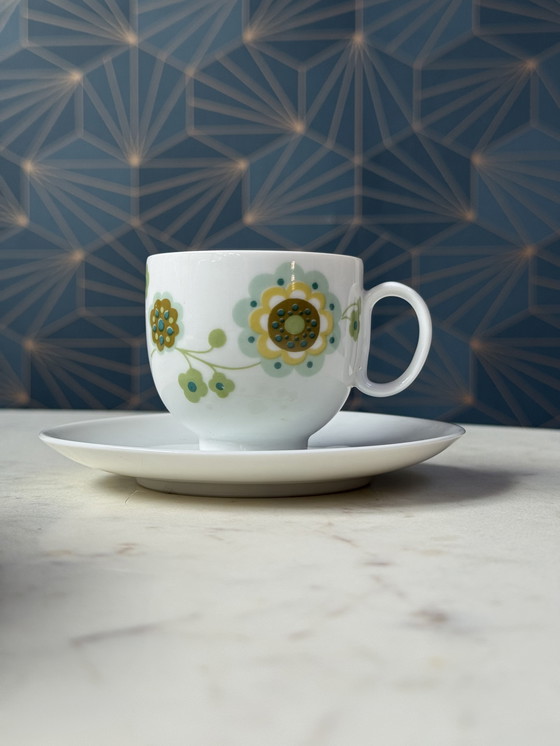 Image 1 of Servizio da caffè vintage in porcellana tedesca per 10 persone (anni '60-'70) – Heinrich Germany