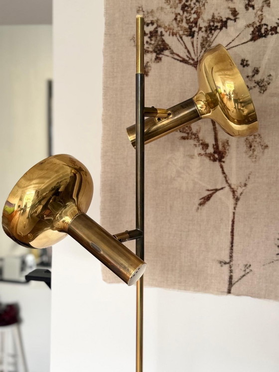 Vintage Design Brass Floor Lamp – solken leughten, Floor lights (photo 3 of 8)