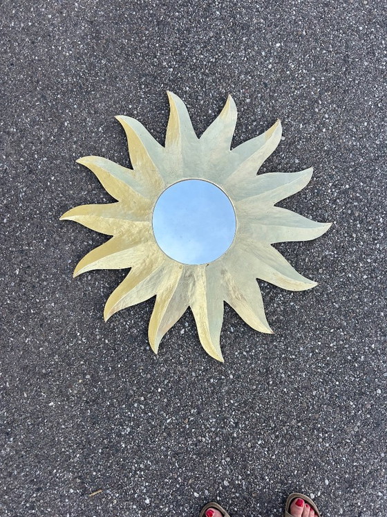 Grote spiegel met zonnestralenmotief, 80 cm – Paper (photo 11 of 12)