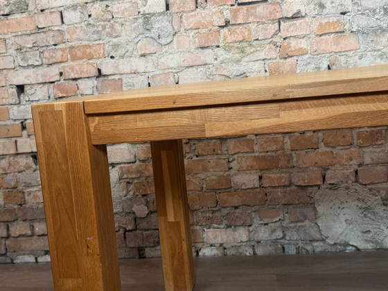 Image 1 of Table de salle à manger design en chêne