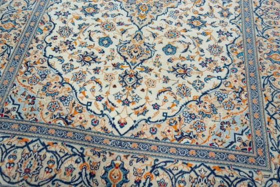 Image 1 of Hand-knotted Kashan cork oriental rug - 294 x 196 cm