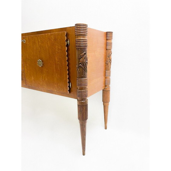 Image 1 of Italiaans dressoir van essenhout uit de Mid Century, Pier Luigi Colli, jaren 1940