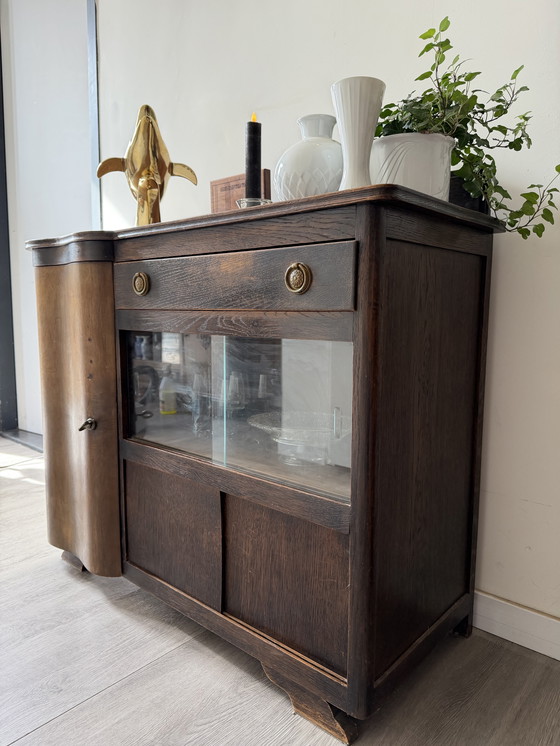 Image 1 of Art Deco display cabinet