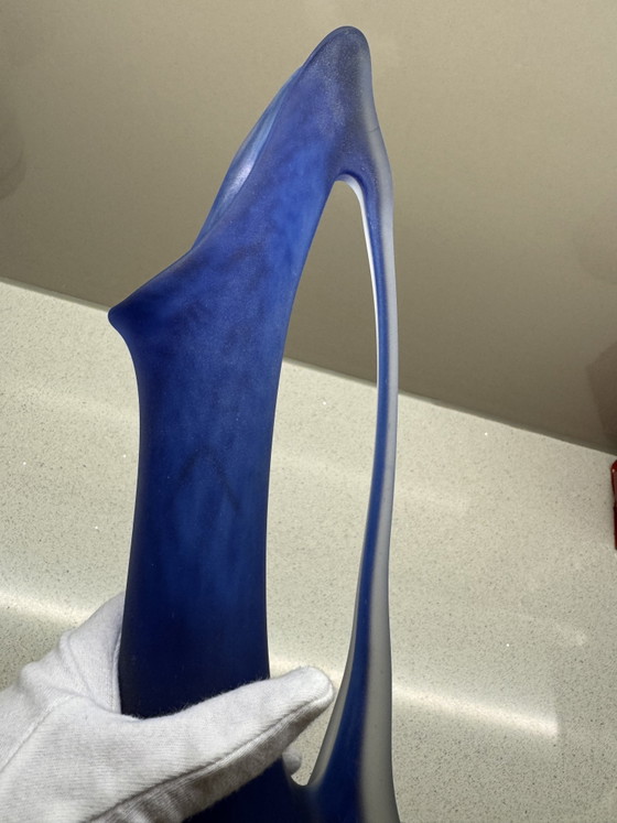 Image 1 of Monumental Murano "Anse Volante" Vase - Attributed to Giorgio Ferro for A.V.E.M. - 1950s - 39.5 cm (Perfect condition)