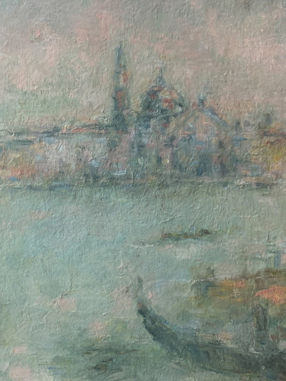 Oil Painting on Wood Panel of Venice by Traversa, 1970s – Paintings & Drawings (photo 7 of 10)
