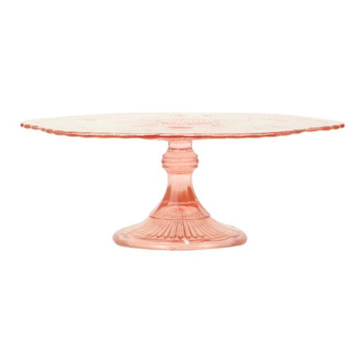 Art Deco Pink Cake Stand