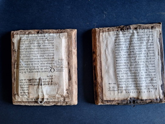 Antique devotional frames, folk art, 18th to early 19th century – Lithographs & prints, Paper (photo 2 of 6)