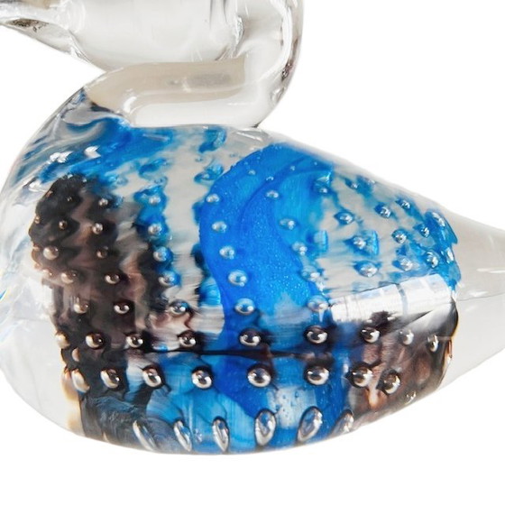 Vintage Mid-Century FM Konstglas Ronneby Glass Duck Figurines Set Birds 1970s – Decorative Objects (photo 14 of 22)