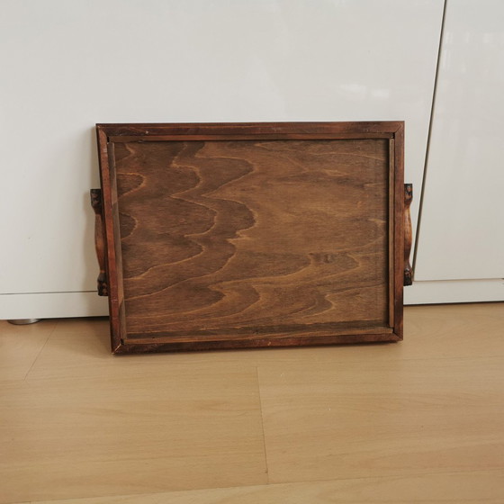 Image 1 of Antique Wooden Tray